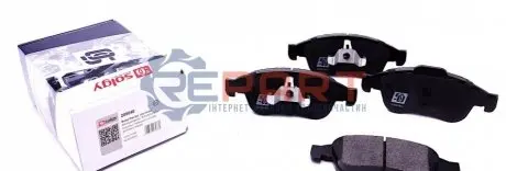 Тормозные колодки передние RENAULT FLUENCE, MEGANE III, SCENIC III Solgy 209040 Купить в Украине