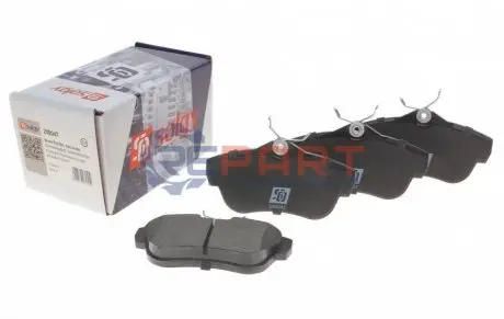 Колодки гальмівні (задні) Fiat Scudo/Peugeot Expert 1.6D/2.0D 07 Solgy 209047 Купити в Україні
