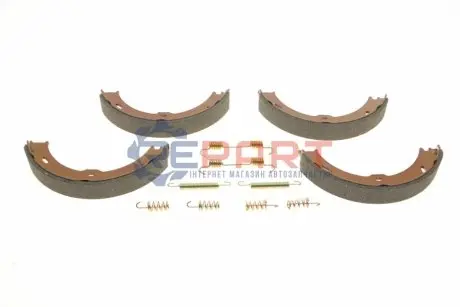 Фото Колодки ручника MB Sprinter/VW Crafter 06- (180x25) (з пружинками) Solgy (209051) зображення 1