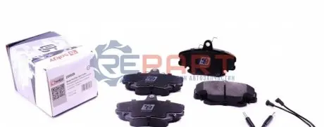 Колодки гальмівні (передні) Dacia Logan 04-/Renault Symbol/Clio/Megane/Peugeot 309 (з датчиком) Solgy 209059 Купити в Україні