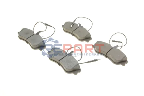 Колодки гальмівні (передні) Citroen Berlingo/Peugeot Partner 96- (Lucas) (з датчиками) Solgy 209067 Купити в Україні