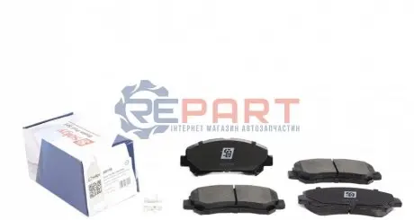 Тормозные колодки (передние) Nissan Qashqai/X-Trail 07- (Akebono) Solgy 209156 Купить в Украине