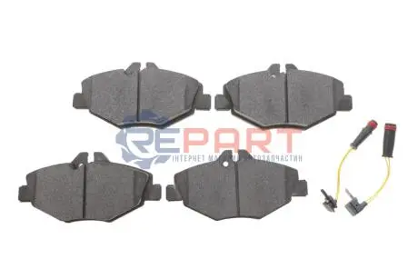 Колодки гальмівні (передні) MB E-class (W211/S211) 02-09 (+датчики) Solgy 209190 Купити в Україні
