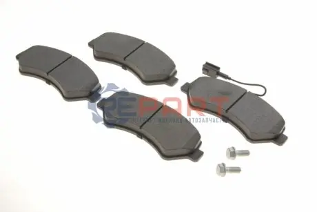 Колодки гальмівні (передні) Citroen Jumper/Fiat Ducato/Peugeot Boxer 06- R16 (з датчиком) Solgy 209207 Купити в Україні