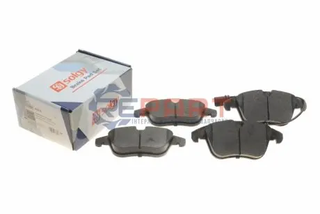 Колодки гальмівні (передні) Audi A4 07-18/Audi A5 07-/Audi Q5 12-17 (+датчик) Solgy 209214 Купити в Україні