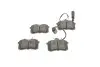Фото Колодки гальмівні (задні) Ford Galaxy 95-06/VW Sharan/Seat Alhambra 95-10/Ibiza 03-08 (+датчик) Solgy (209263) зображення 1