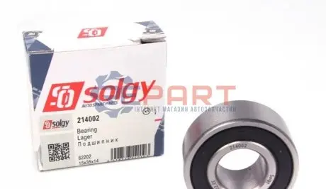 Підшипник (15x35x14) Solgy 214002 Купити в Україні