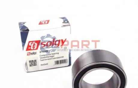 Фото 1 — Підшипник компресора кондиціонера (35x52x22) Solgy (214006) Фото Підшипник компресора кондиціонера (35x52x22) Solgy (214006) зображення 1