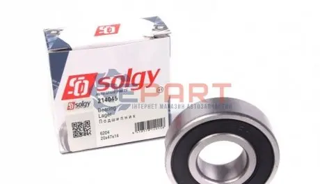 Підшипник (20x47x14) Solgy 214045 Купити в Україні