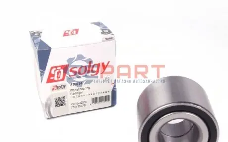 Підшипник маточини (задньої) Renault Megane/Clio 01- (25x52x37) Solgy 216014 Купити в Україні