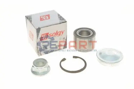 Підшипник маточини (задньої) Renault Megane/Clio 01- (25x52x37) (к-кт) Solgy 216078 Купити в Україні