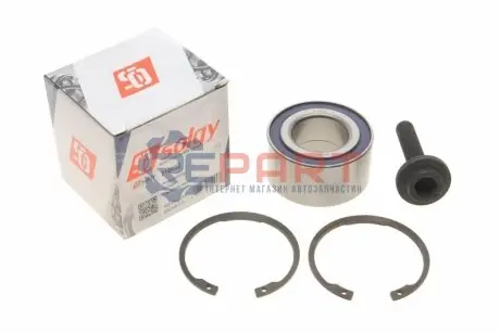 Підшипник маточини (передньої) Audi A4/A6/VW Passat 95-05 (39x75x37) (к-кт) Solgy 216092 Купити в Україні