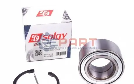 Підшипник маточини (передньої) Hyundai Santa Fe 00-/Tucson 04-10/Kia Sportage 04- (45x84x41) (к-кт) Solgy 216107 Купити в Україні