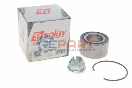 Підшипник маточини (передньої) Renault Clio 98- (35x65x35) (к-кт) Solgy 216131 Купити в Україні