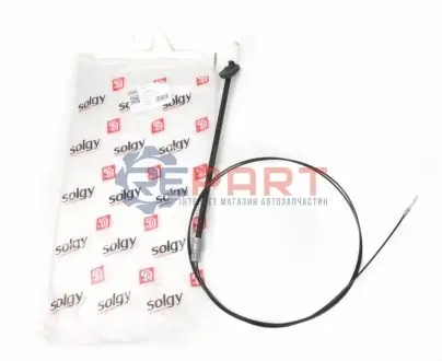 Фото Трос ручника (центральний) MB Sprinter/VW Crafter 06- (2522/365 мм) Solgy (219027) зображення 1