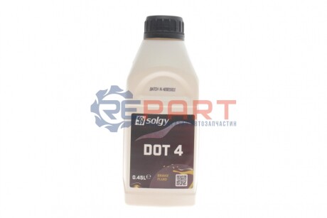 Жидкость тормозная DOT4 (0.45L) Solgy 504008