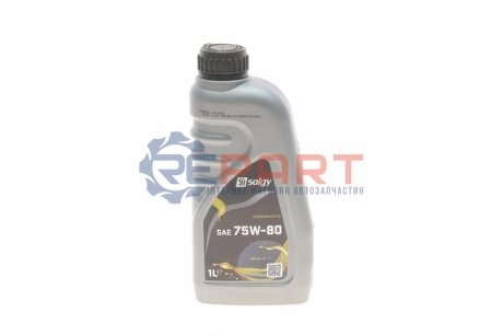 Масло 75W80 TRANSMISSION (1L) (API GL-4 /MB235.10/GM 1940182/FORD WSD M2C200-D) Solgy 504035