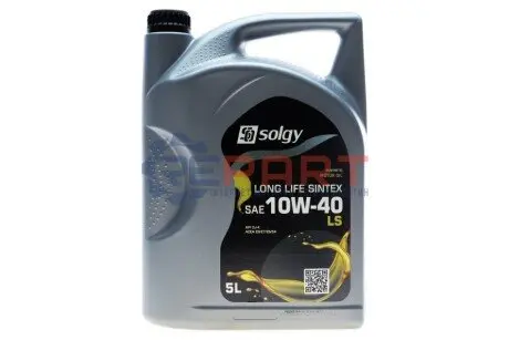 Олива 10W40 LONG LIFE SINTEX LS (5L) (MB 228.51/MB 228.31/ACEA E4/E6/E7/E9) Solgy 504037 Купить в Украине