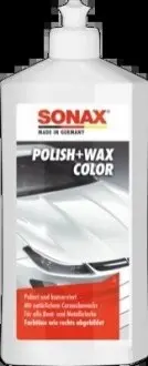 Полироль с воском цветной белый, NanoPro, 500 мл, SONAX 296000