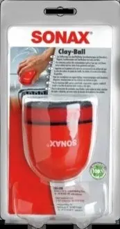 Аппликатор + губка Clay-Ball, Ø – 75 мм. НОВЫЙ SONAX 419700