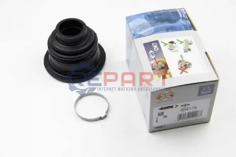 Фото Пильник ШРКШ (внутрішній) Renault Laguna 01-07/Trafic 06-/Master 00- (L) (40x74x94.3)(к-кт) SPIDAN (304179) зображення 1