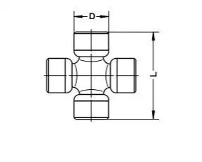 Хрестовина кардана MB Sprinter/VW Crafter 06- (24.05x88.5) SPIDAN U059