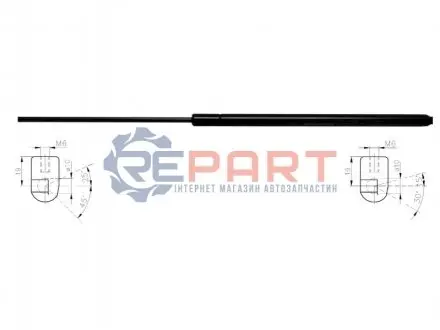 Газова пружина капота STARLINE 40.21.805 Купити в Україні
