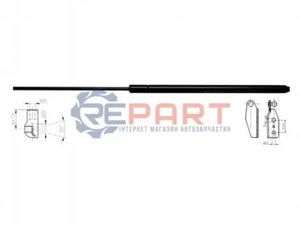 Амортизатори капота/багажника STARLINE 80.37.810 Купити в Україні