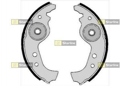 Тормозные колодки барабанные STARLINE BC 00890 (фото 1)