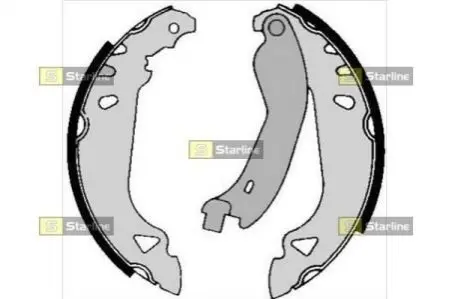 Фото Гальмівні колодки STARLINE (BC 05040) зображення 1