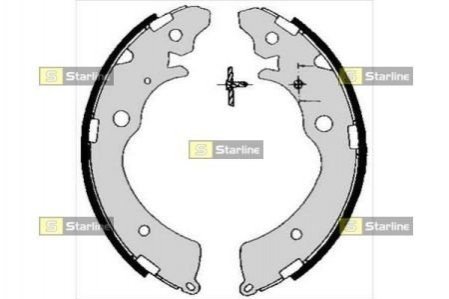 Тормозные колодки барабанные STARLINE BC 05690