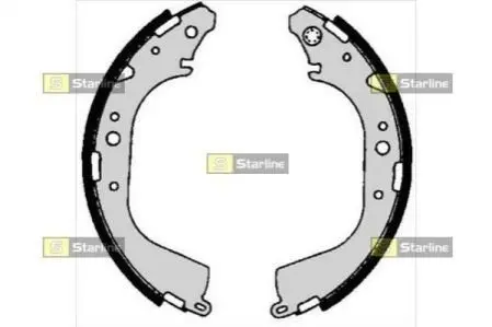Тормозные колодки барабанные STARLINE BC 06710 Купить в Украине