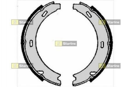 Тормозные колодки барабанные STARLINE BC 06869