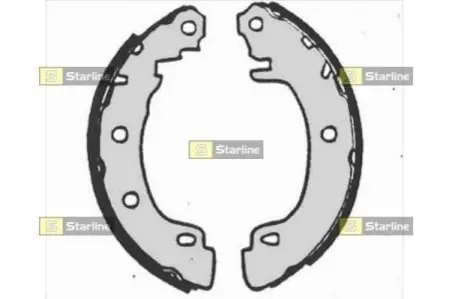 Фото Тормозные колодки барабанные STARLINE (BC 07170) изображение 1