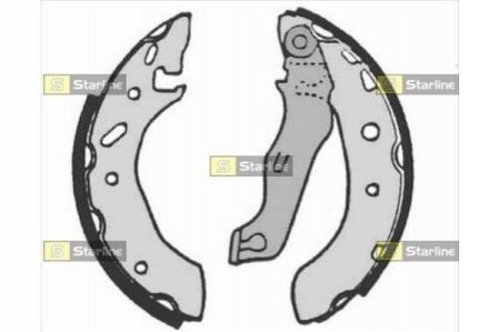 Тормозные колодки барабанные STARLINE BC 07175