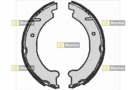 Тормозные колодки барабанные STARLINE BC 07235