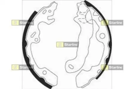 Фото Гальмівні колодки STARLINE (BC 07380) зображення 1
