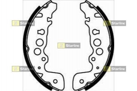 Тормозные колодки барабанные STARLINE BC 07470