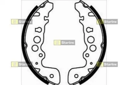 Фото 1 — Гальмівні колодки STARLINE (BC 07470) Фото Гальмівні колодки STARLINE (BC 07470) зображення 1