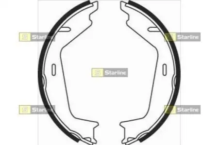 Фото Тормозные колодки барабанные STARLINE (BC 08260) изображение 1
