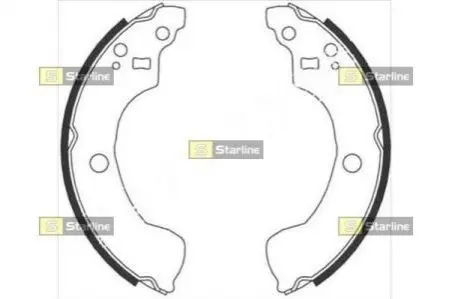 Фото Гальмівні колодки STARLINE (BC 08870) зображення 1