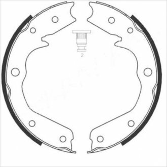 Тормозные колодки барабанные STARLINE BC 08970