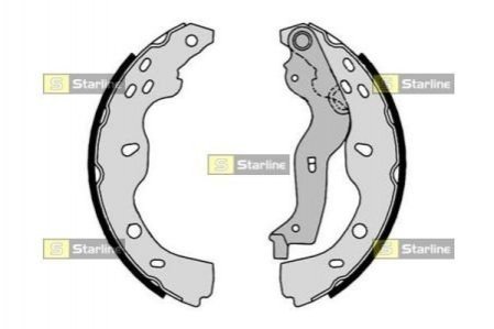 Тормозные колодки барабанные STARLINE BC 09190