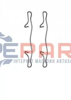 Комплектуючі гальмівних колодок STARLINE BD PR14 Купити в Україні