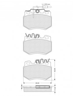 Тормозные колодки дисковые STARLINE BD S028 (фото 1)