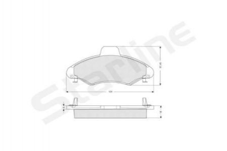 Гальмівні колодки STARLINE BD S038