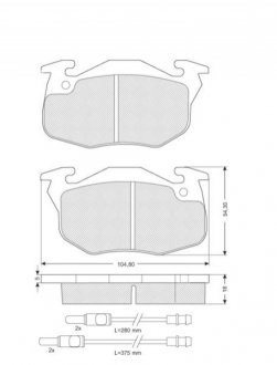 Автозапчасть STARLINE BDS046