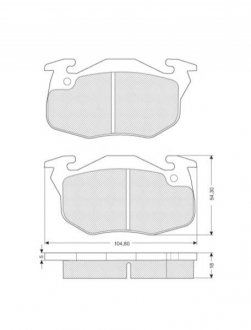 Автозапчастина STARLINE BDS107