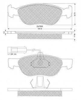 Автозапчасть STARLINE BDS123