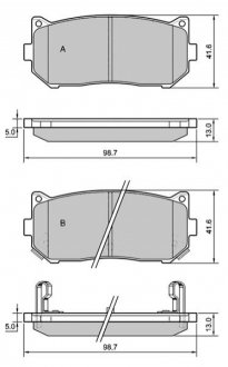 Автозапчастина STARLINE BDS400